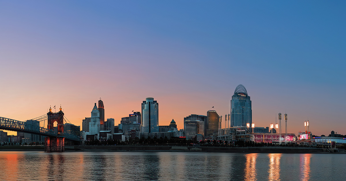 Cincinnati From Bridge